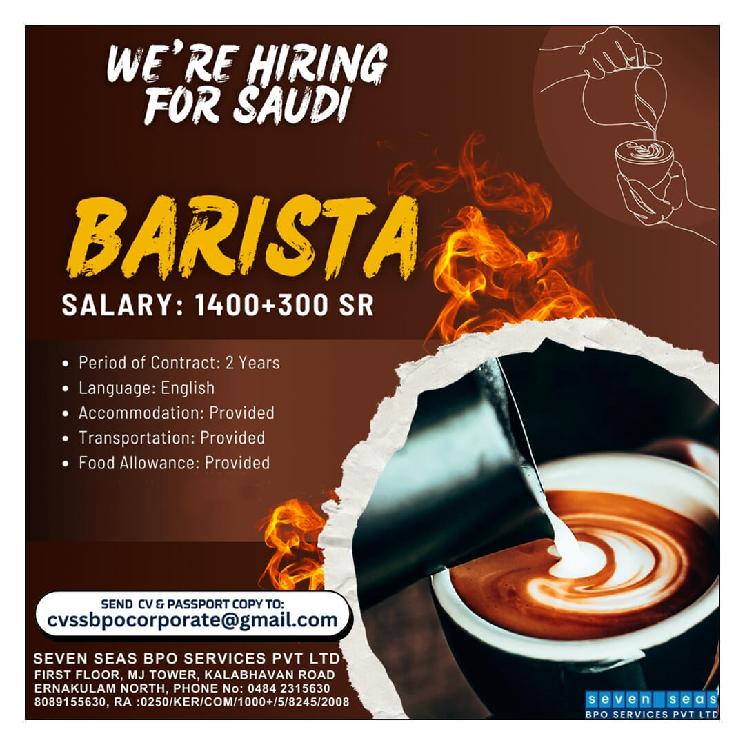 URGENT VACANCY IN SAUDI