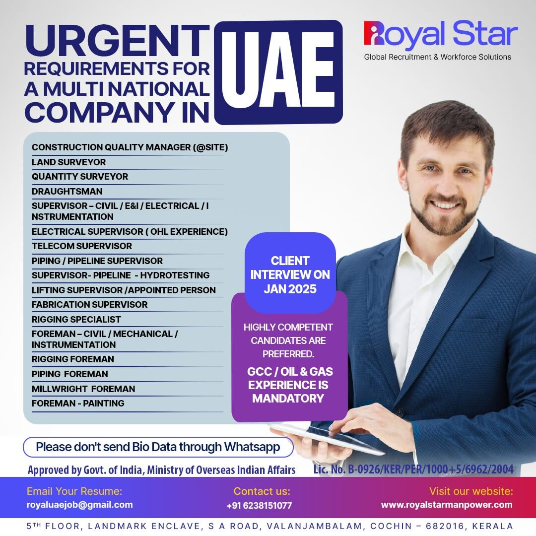 ABU DHABI - FREE RECRUITMENT