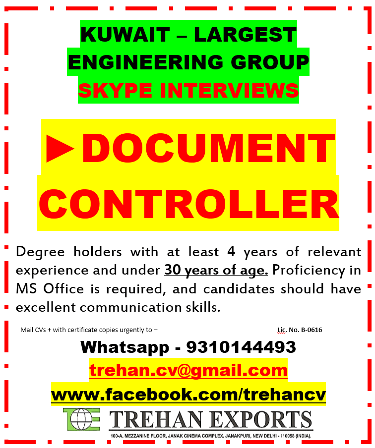 DOCUMENT CONTROLLER