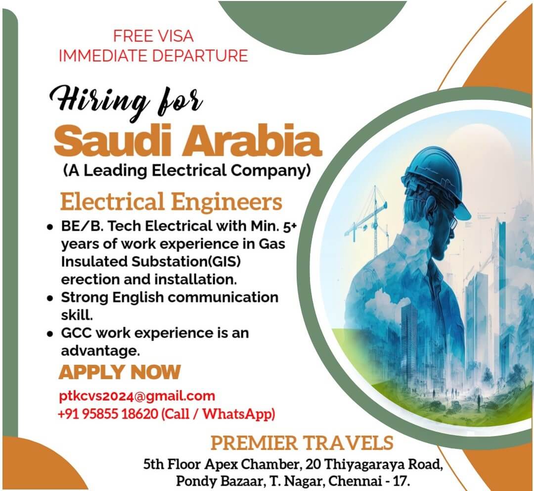 Hiring for Saudi Arabia location