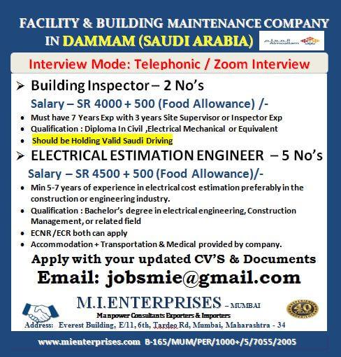 FACILITY & BUILDING MAINTENANCE COMPANY      IN        DAMMAM SUDIARABIA