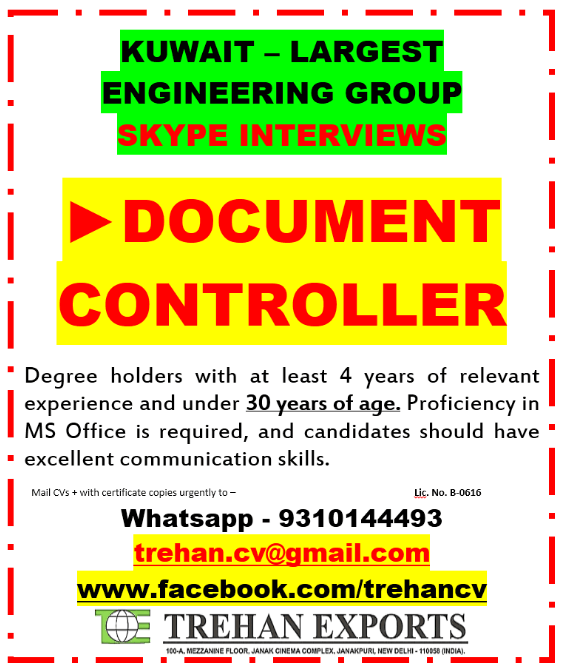 DOCUMENT CONTROLLER