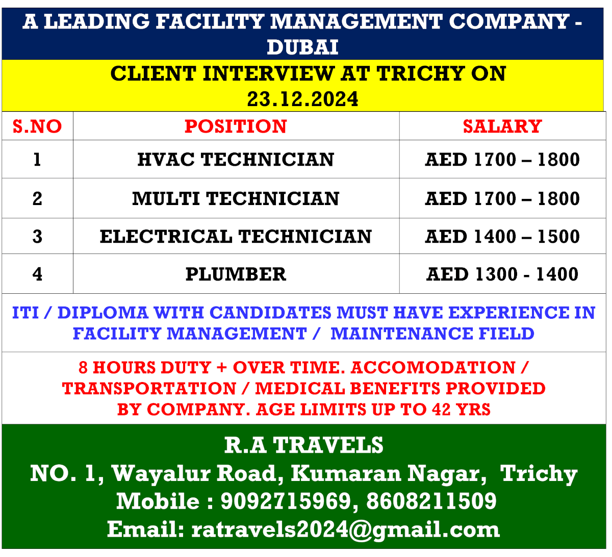 A LEADING FACILITY MANAGEMENT COMPANY - DUBAI