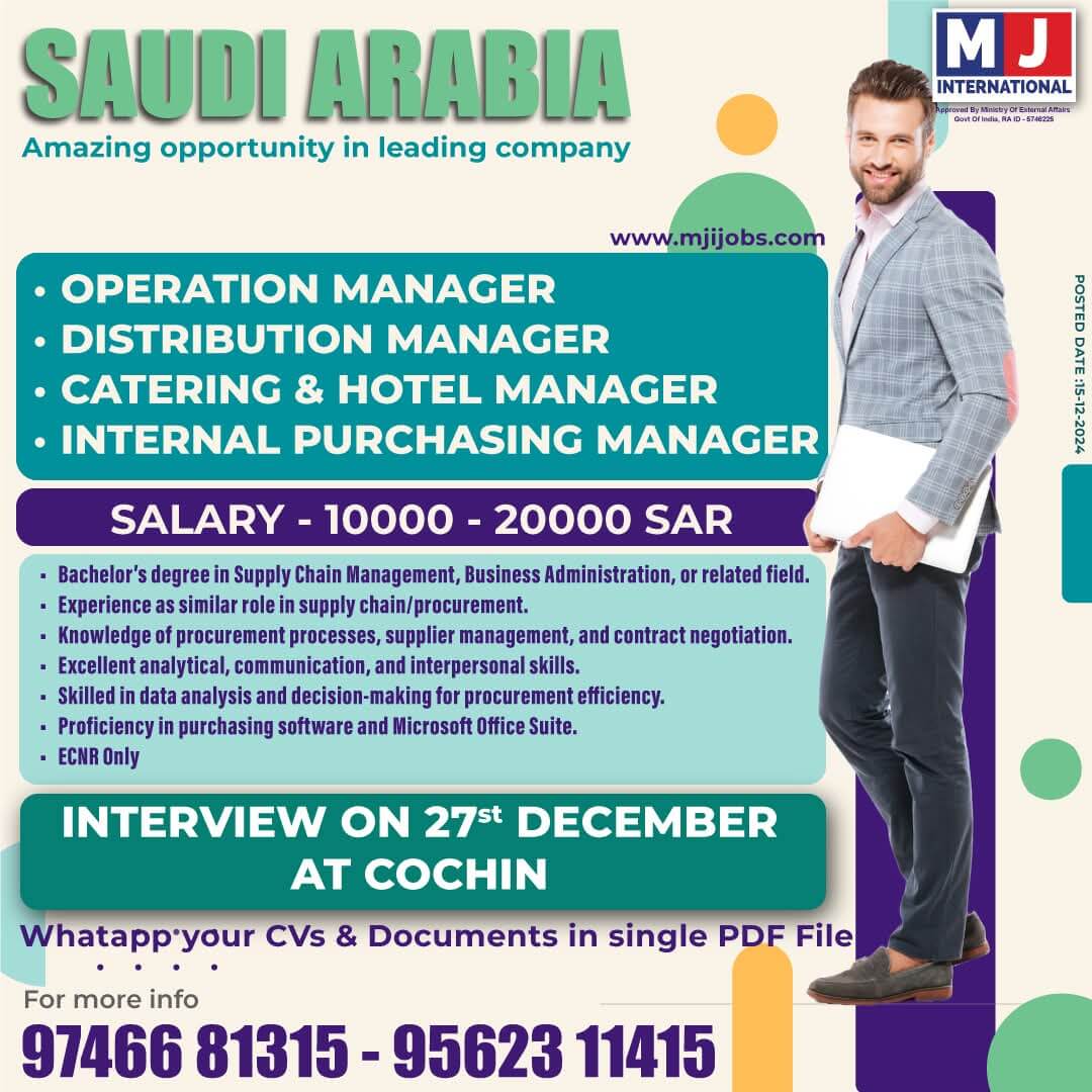 Hiring for Saudi