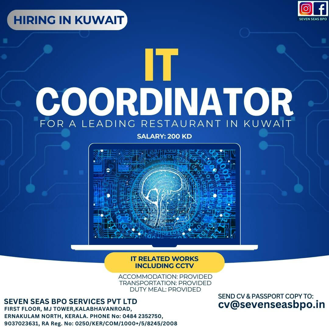 URGNENT VACANCY IN KUWAIT