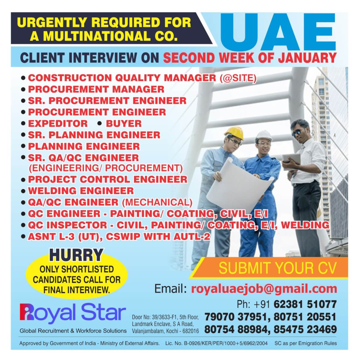 ABU DHABI - FREE RECRUITMENT