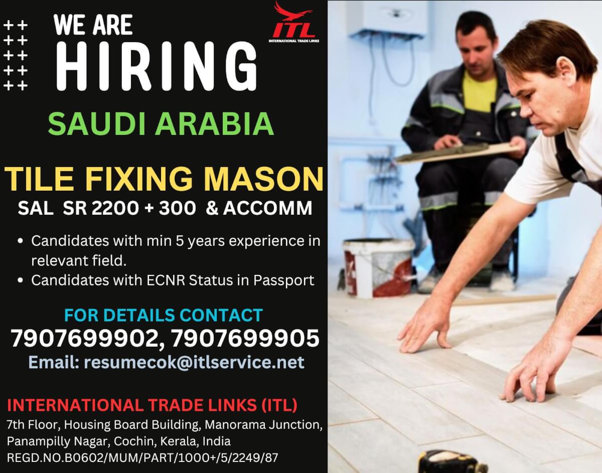 TILE FIXING MASON