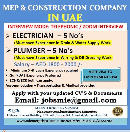 MEP & CONSTRUCTION COMPANY IN UAE