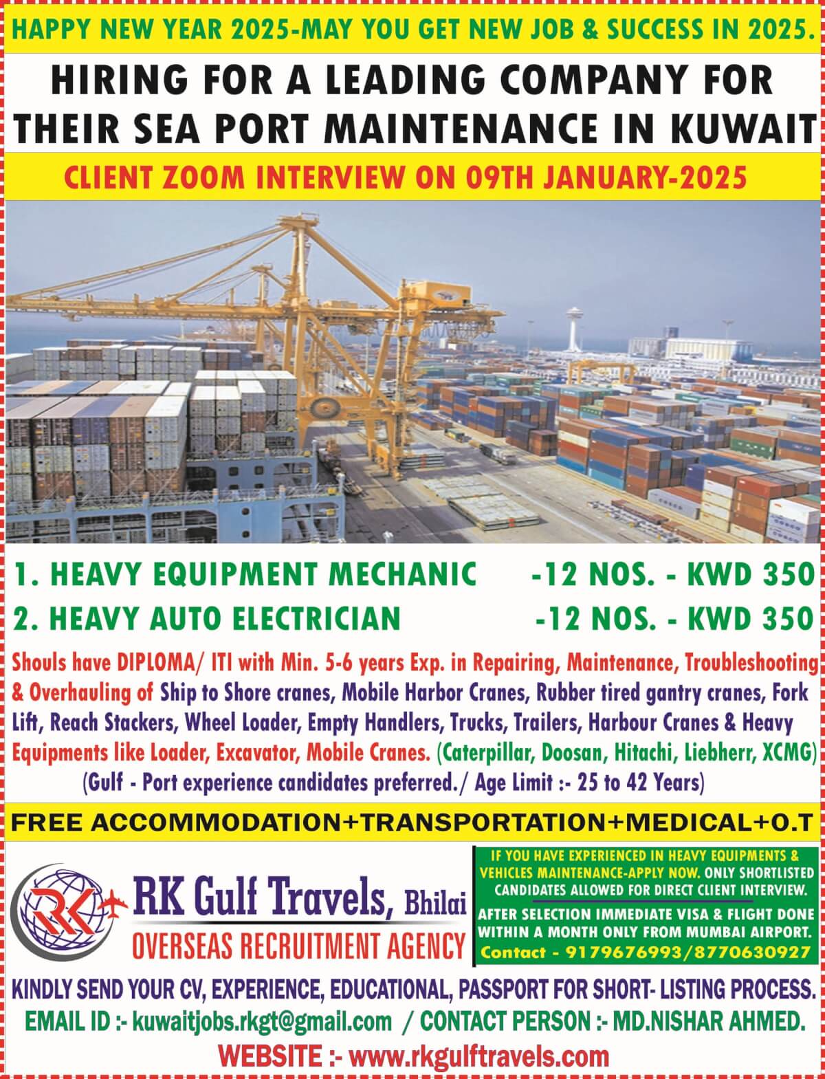 A LEADING SEA PORT MAINTENANCE COMPANY - KUWAIT