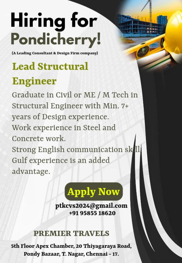 Hiring for Pondicherry!