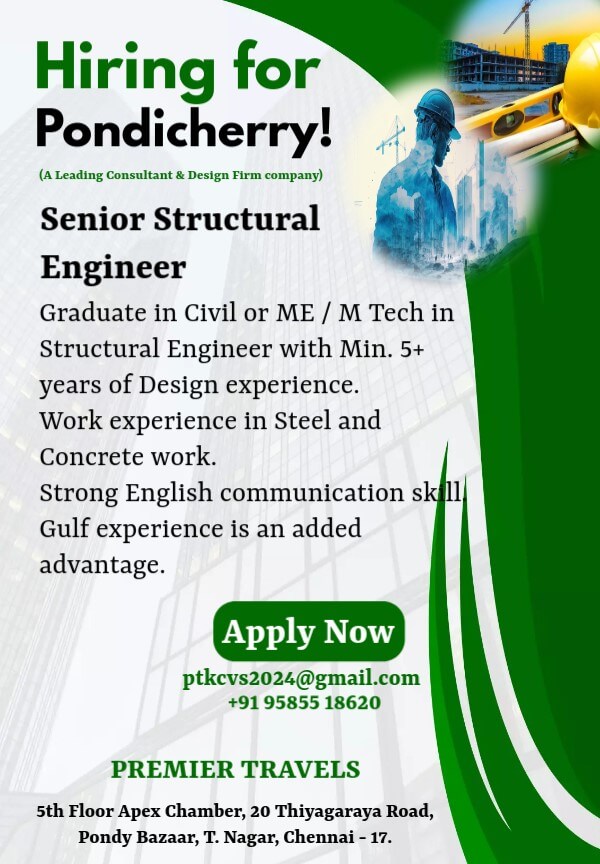 Hiring for Pondicherry!