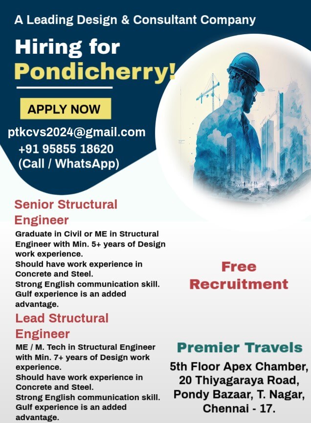 Hiring for Pondicherry location