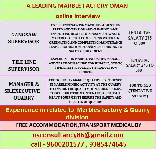 A LEADING MARBLE FACTORY OMAN