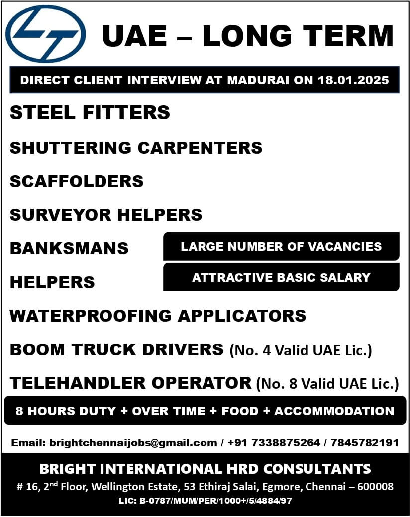 L&T - UAE (LONG TERM REQUIREMENT)