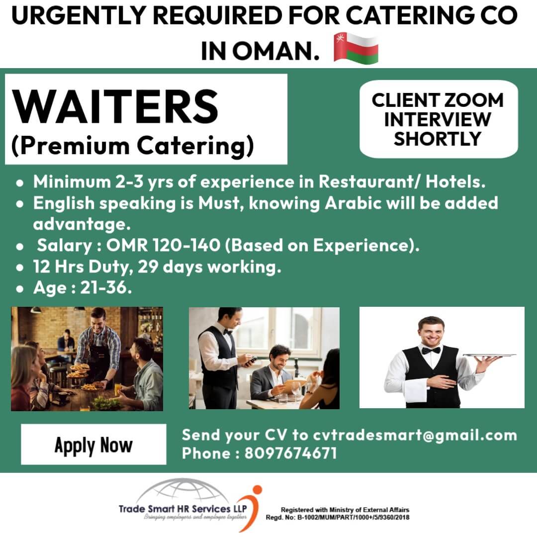 WAITERS (Premium Catering)