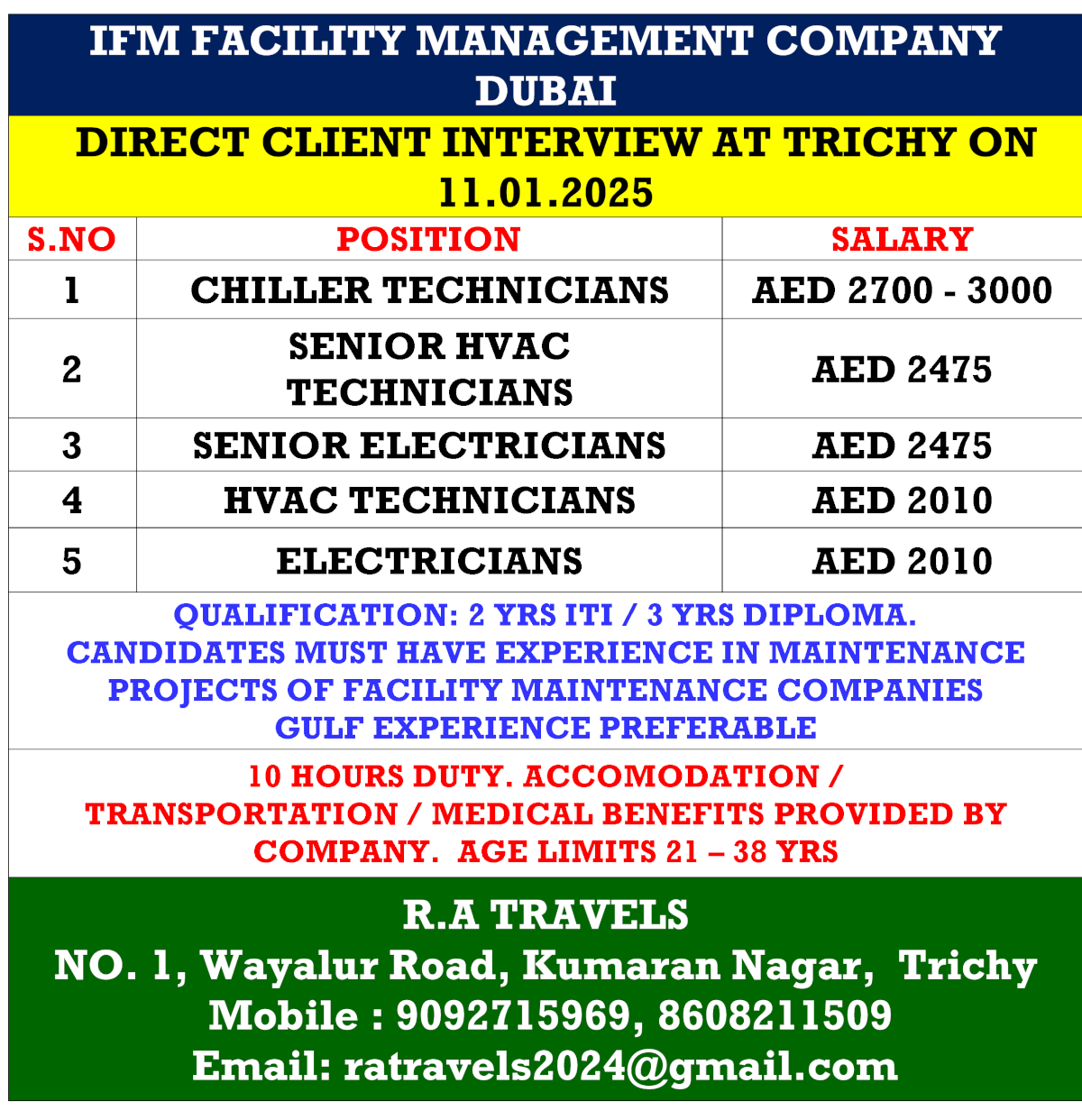 IFM FACILITY MANAGEMENT COMPANY   DUBAI