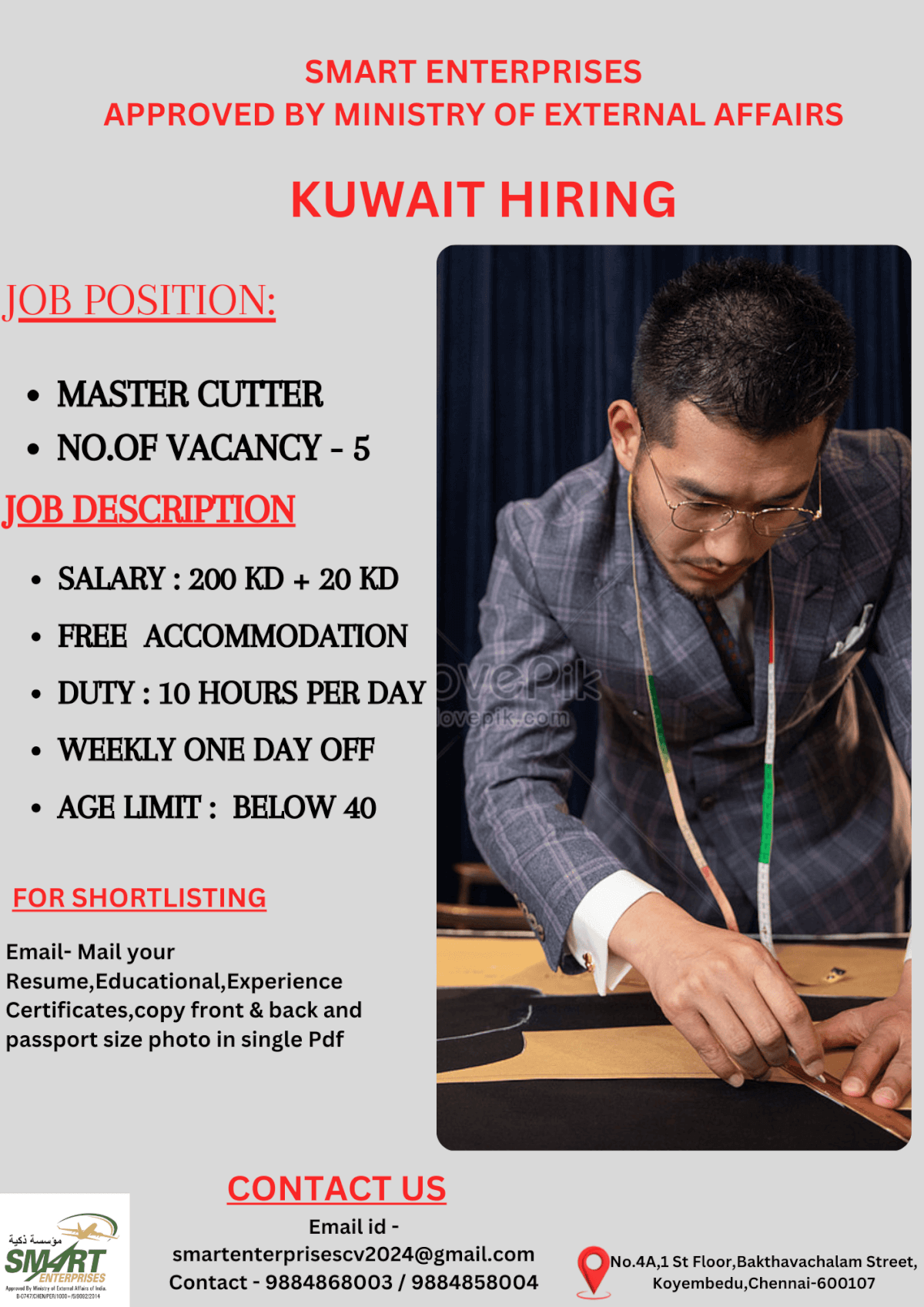 URGNET REQUIREMENT FOR KUWAIT