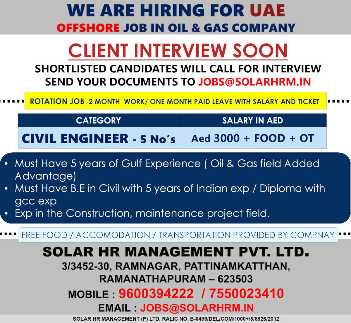 CLIENT INTERVIEW FOR LEADING OIL & GAS COMPANY