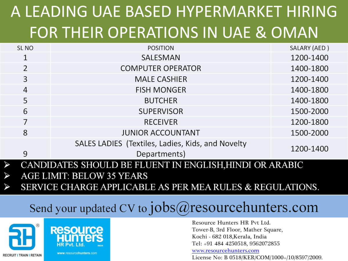 HYPERMARKET JOBS