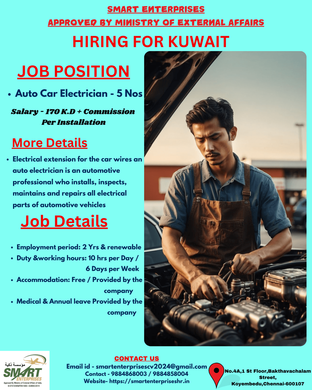 URGENT REQUIREMENT FOR KUWAIT