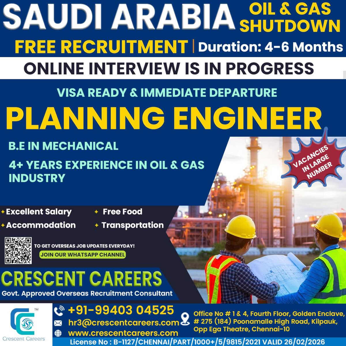 PLANNING ENGINEER