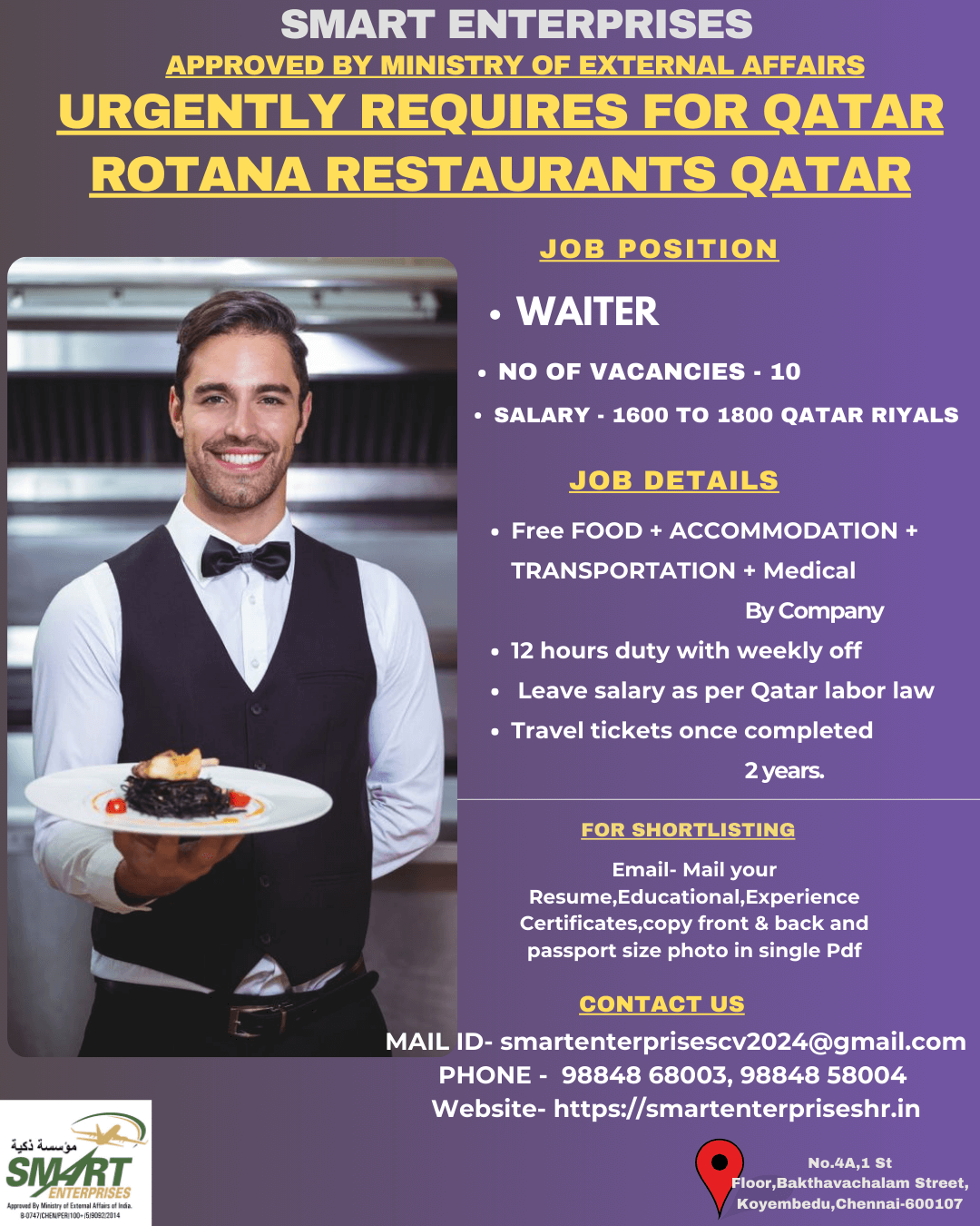 URGENT REQUIREMENT FOR QATAR