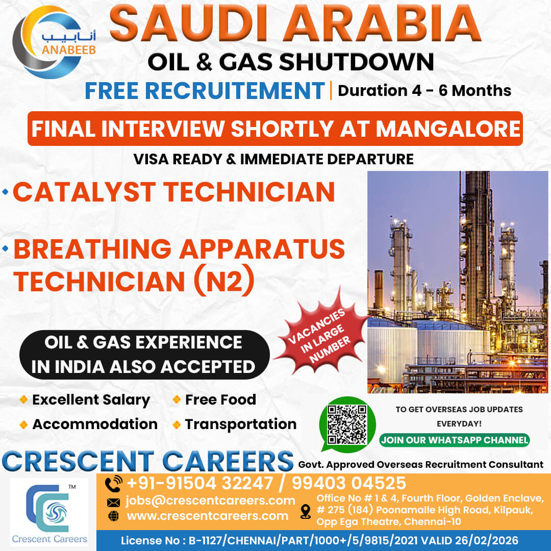 CATALYST TECHNICIAN / BREATHING APPARATUS TECHNICIAN