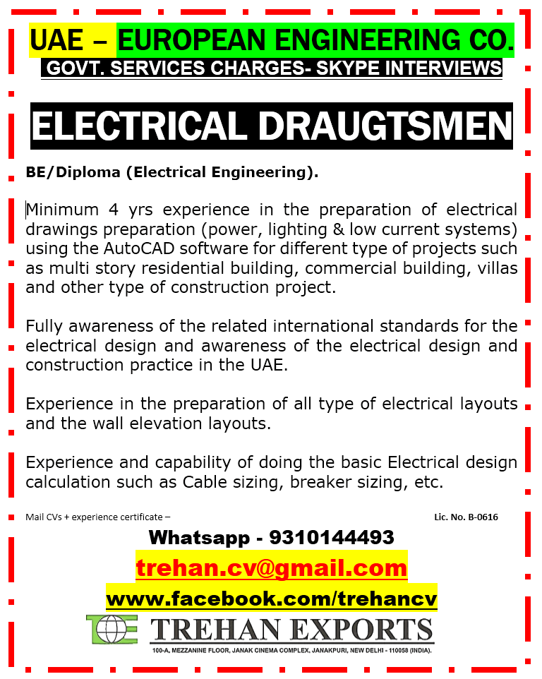 ELECTRICAL DRAUGHTSMEN