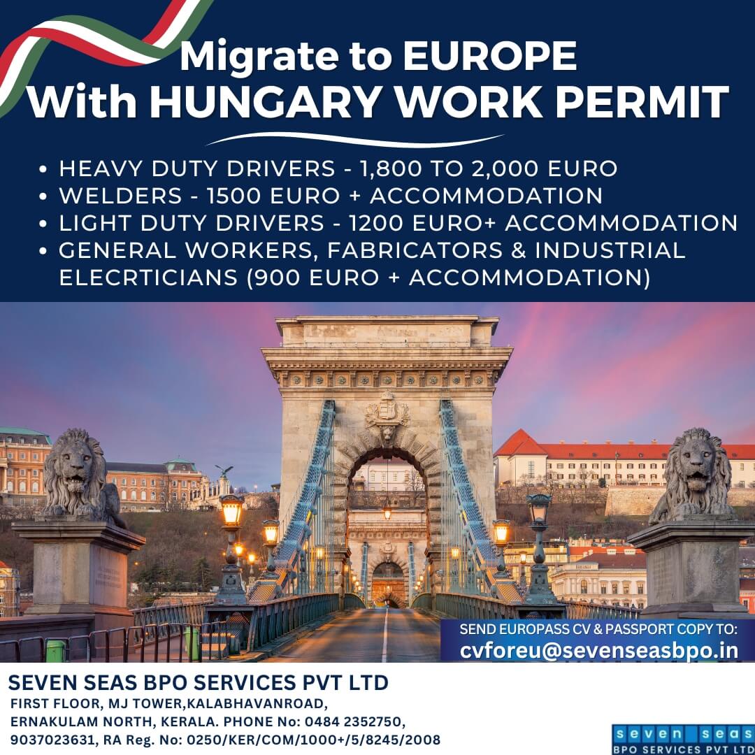 MIGRATE TO EUROPE WITH HUNGARY WORK PERMIT