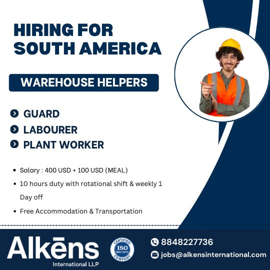 HIRING FOR SOUTH AMERICA