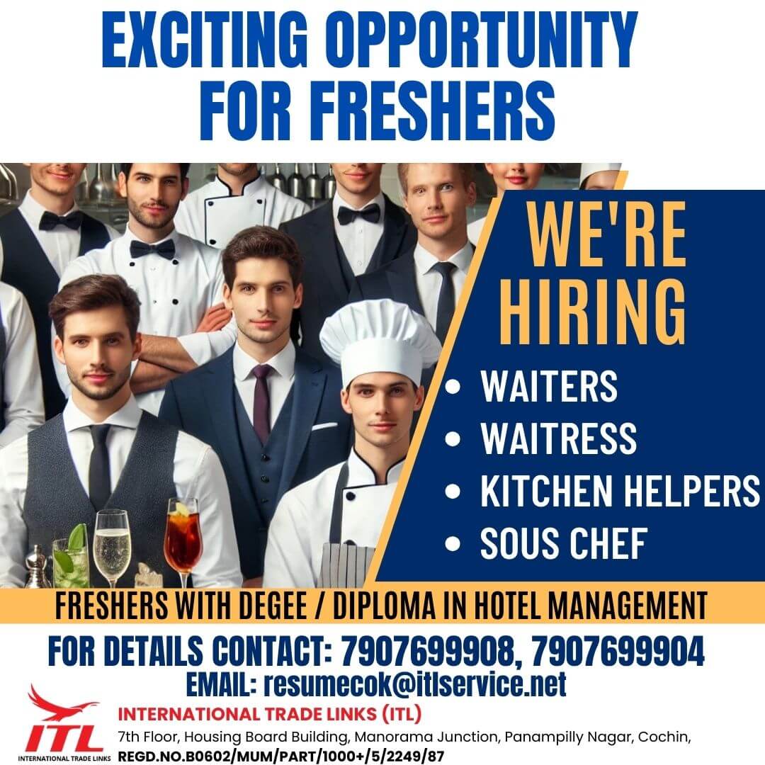 GOLDEN OPPORTUNITY FOR FRESHERS