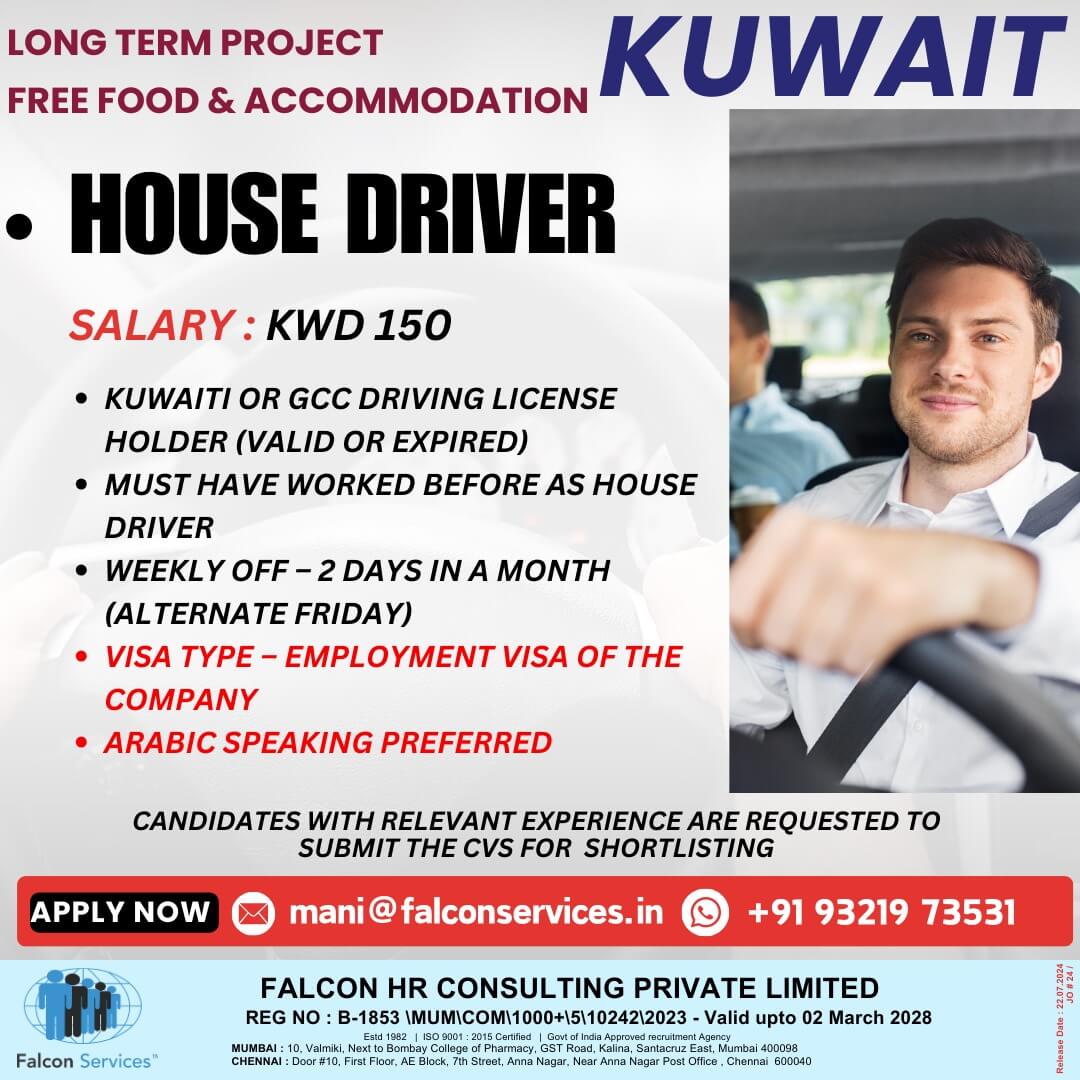 HIRING FOR HOUSE DRIVERS URGENTLY!