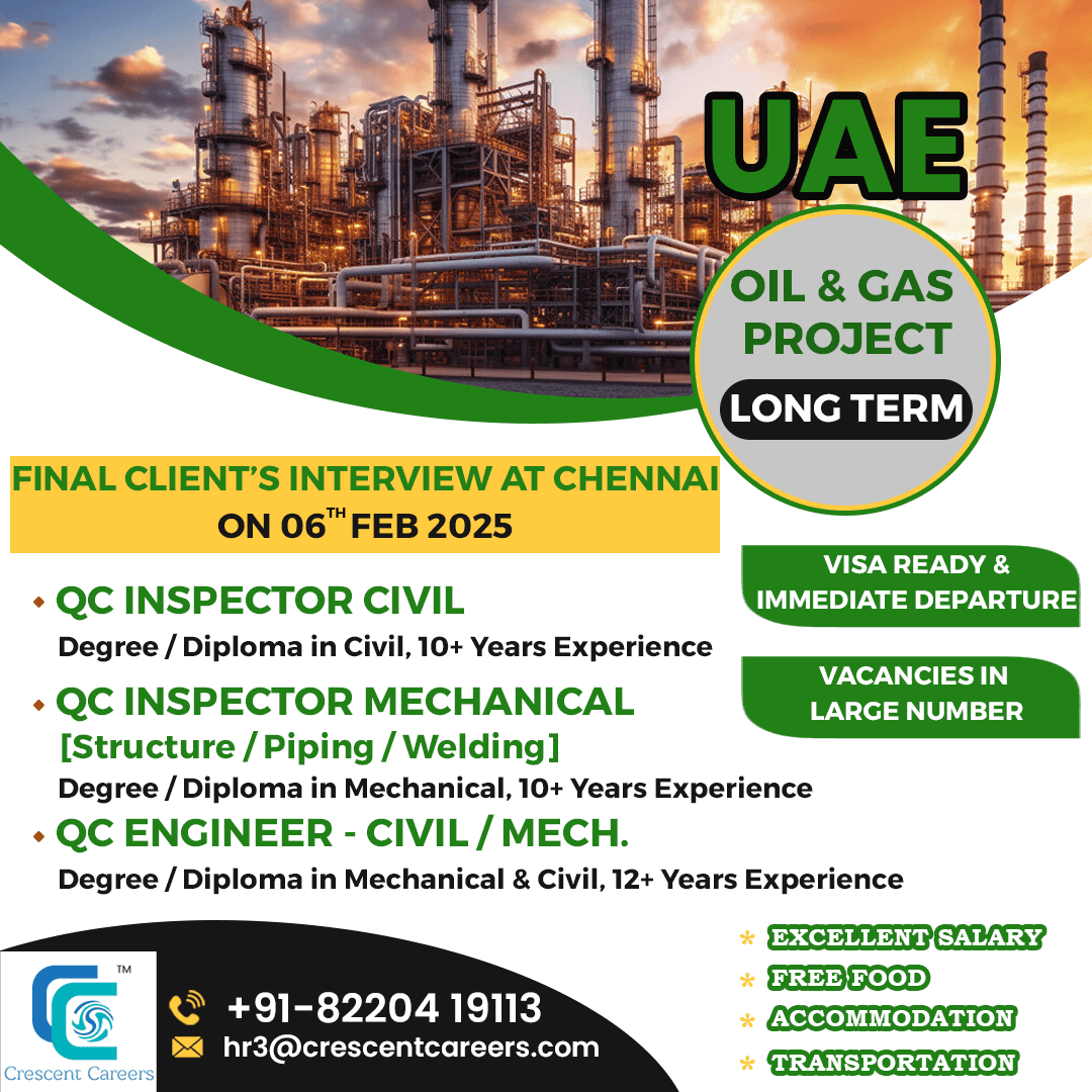 UAE – OIL & GAS PROJECT [LONG TERM]