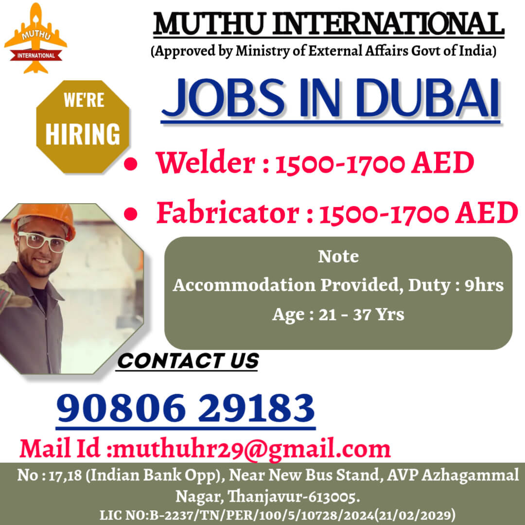 HIRING FOR DUBAI