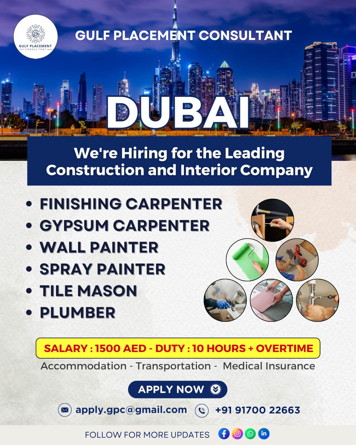 Hiring for Leading Company in Dubai - Shortlisting in Progress