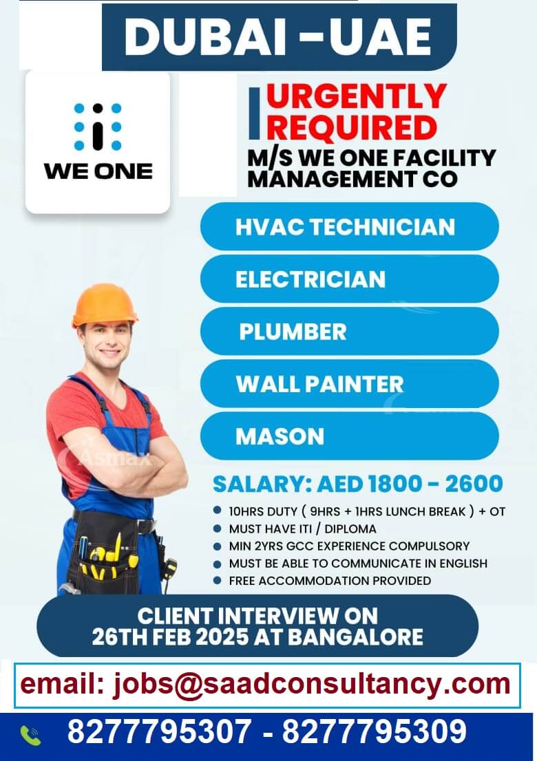 client interview on 26 feb 2025 for MAINTENANCE CO - UAE