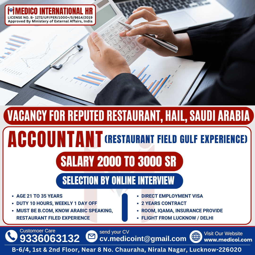 ACCOUNTANT - (Restaurant Field Gulf Exp.)