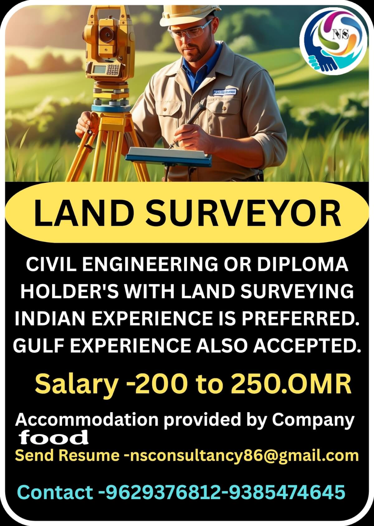 Land Surveyor Requirement Oman