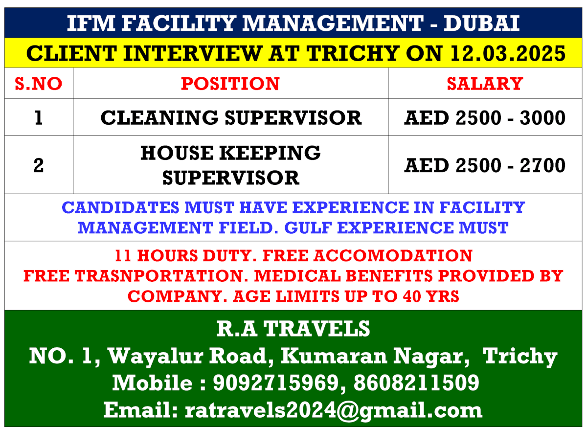 IFM FACILITY MANAGEMENT - DUBAI