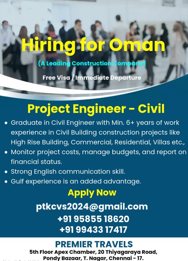 Hiring for Oman Country