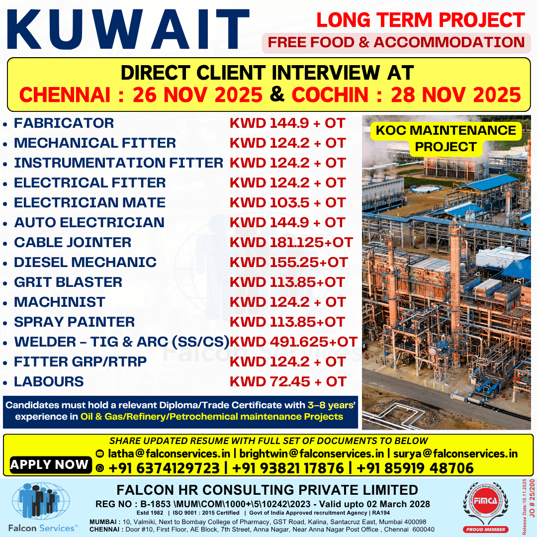 KUWAIT HIRING! KUWAIT HIRING!