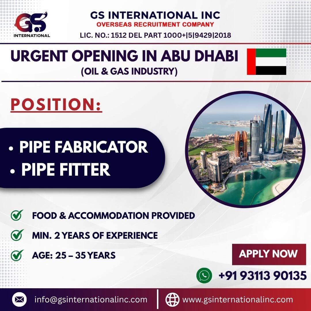 Pipe Fitter , Pipe Fabricator Pipe Fitter , Pipe Fabricator