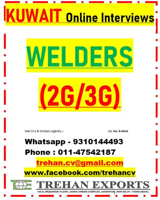 WELDERS - 2G/3G
