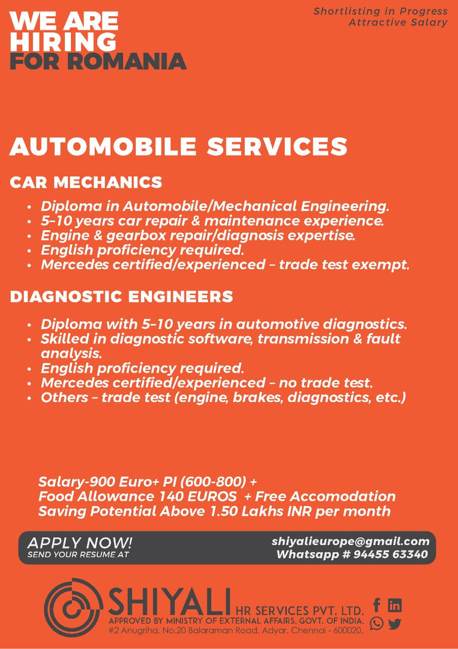 Car Mechanic & Diagnostic Engineer Car Mechanic & Diagnostic Engineer