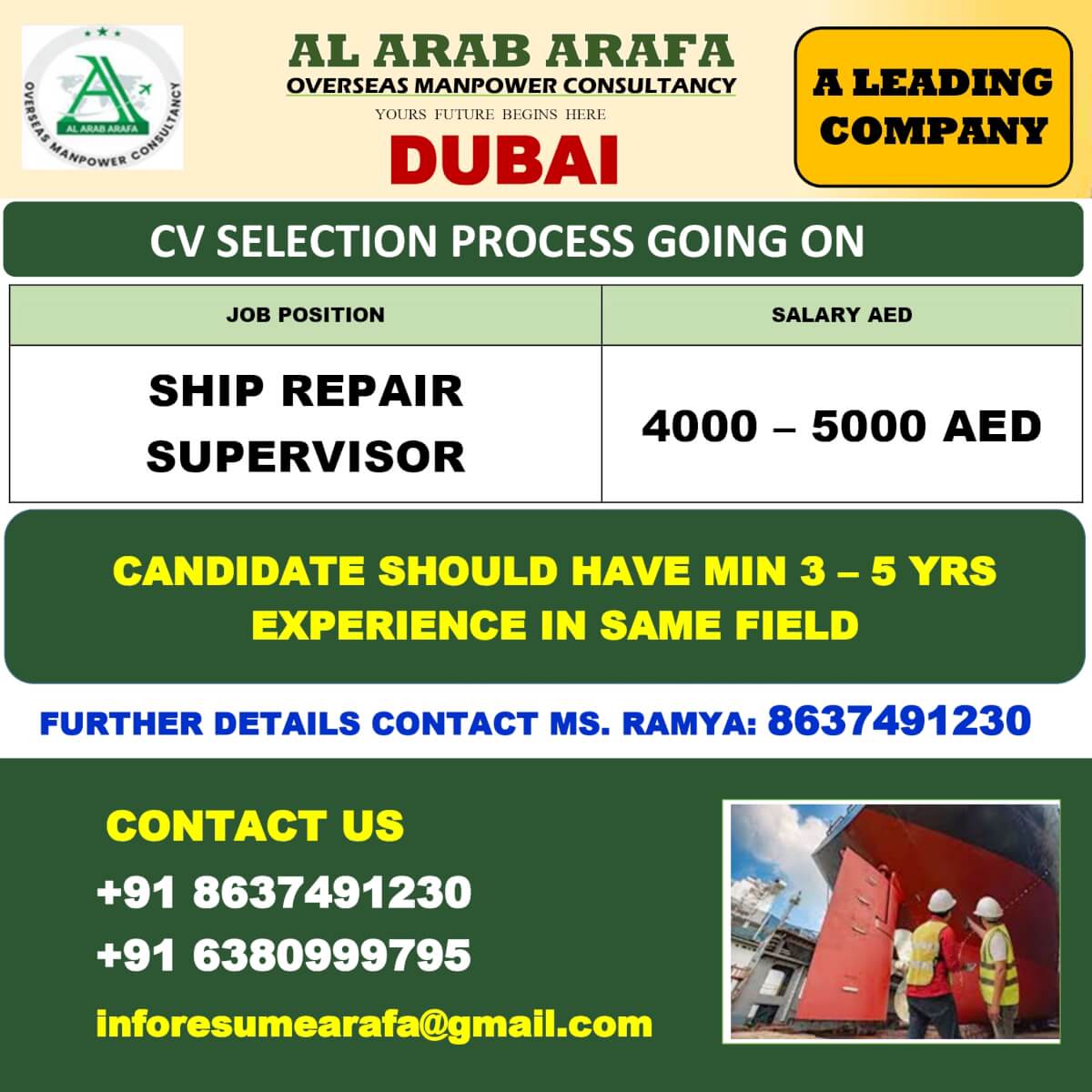 CV SELECTION PROCESS GOING ON