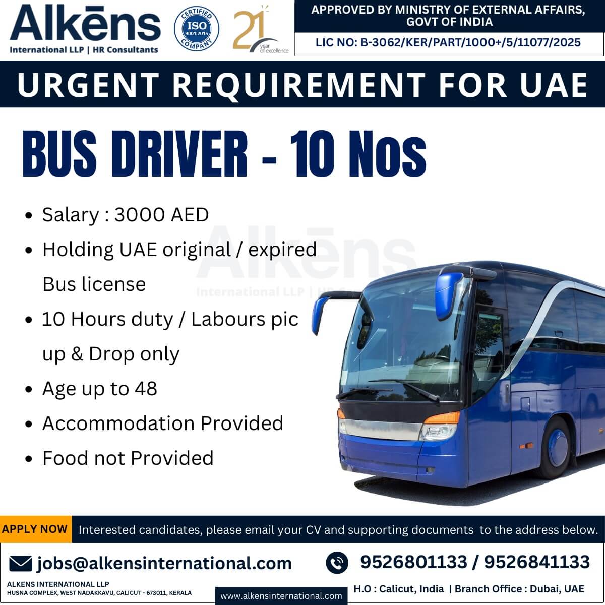 BUS DRIVER BUS DRIVER