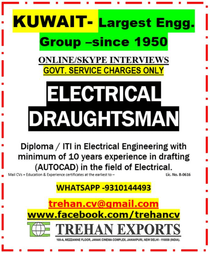ELECTRICAL DRAUGHTSMAN