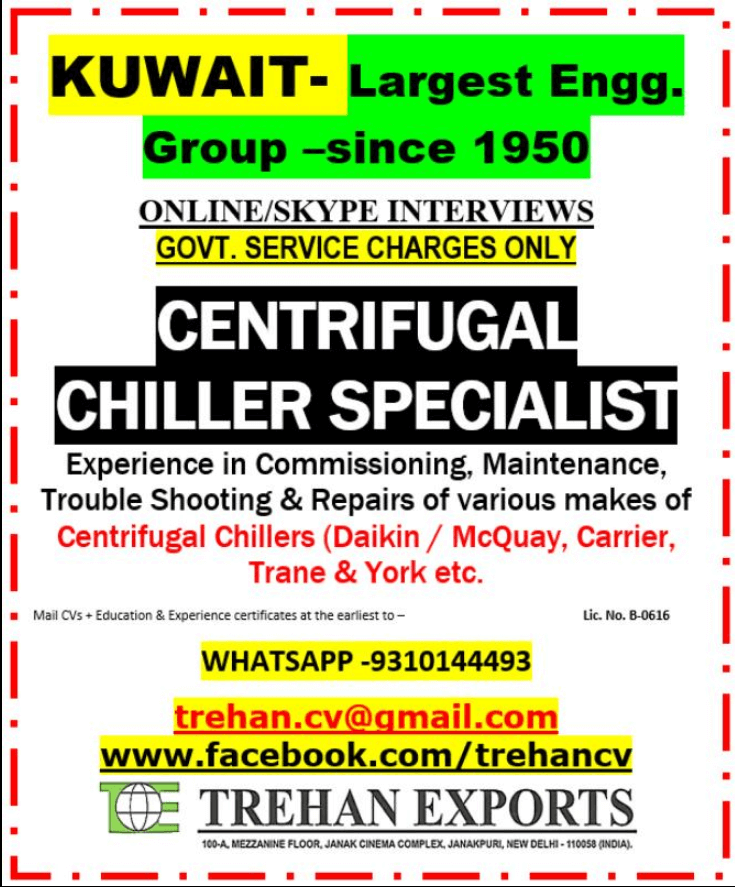 CENTRIFUGAL CHILLER SPEACIALIST