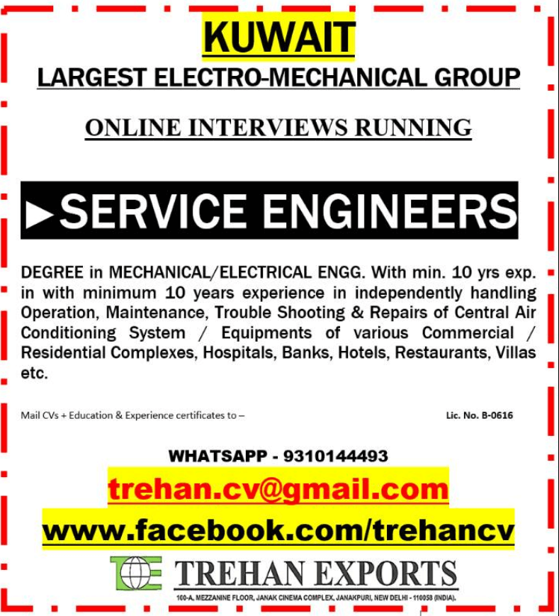 SERVICE ENGINEERS