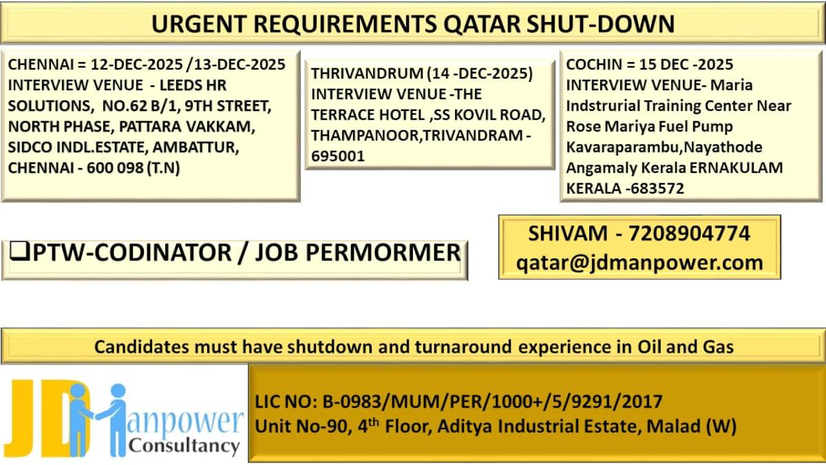 URGENTS QATAR SHUT- DOWN